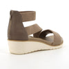 Hush Puppies Willows Leather Strap Sandals - Stone-Soft Style by Hush Puppies-Buy shoes online