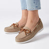 Hush Puppies Yarmouth Leather Flats - Sand
