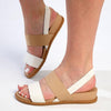 Hush Puppies Zura Leather Strap Sandals - White-Soft Style by Hush Puppies-Buy shoes online