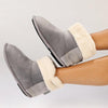 Hush Puppy Hi Top Casa Slippers - Grey-Hush Puppies-Buy shoes online