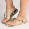 Ipanema Abby Glam Thong Sandals - Green-Ipanema-Buy shoes online