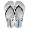 Ipanema Anatomica Shine Slip On Sandal - Silver/Blue-Ipanema-Buy shoes online