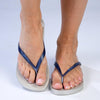 Ipanema Anatomica Slip On Sandal - Silver/Blue-Ipanema-Buy shoes online