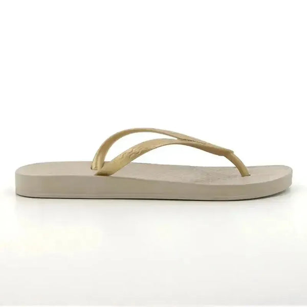 Ipanema Anatomica Thong Sandal - Beige/Gold