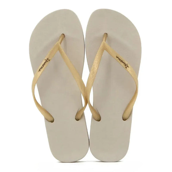 Ipanema Anatomica Thong Sandal - Beige/Gold