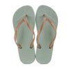Ipanema Anatomica Thong Sandal - Green/Gold