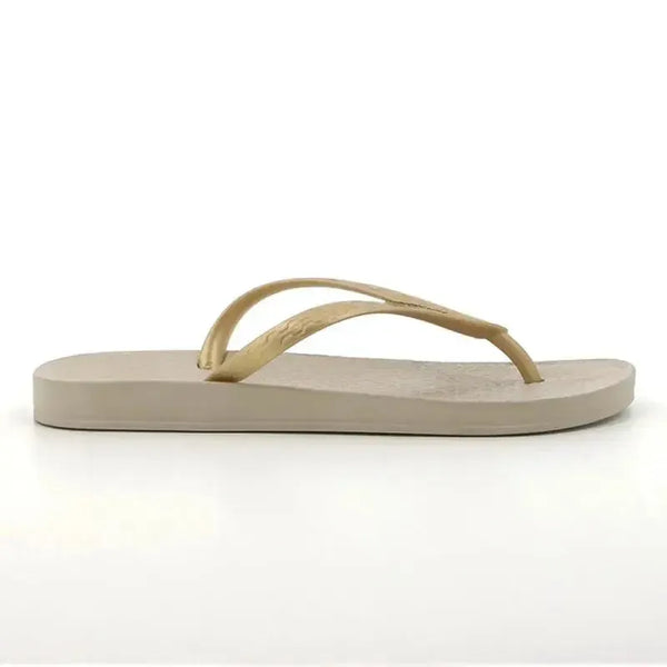 Ipanema Anatomica Thong Sandal - Beige/Gold