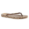 Ipanema Animal Chic Flip Flop Sandal - Beige Bronze