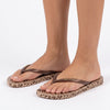 Ipanema Animal Chic Flip Flop Sandal - Beige Bronze