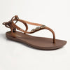 Ipanema Ankle Wrap Thong Sandals - Brown-Ipanema-Buy shoes online