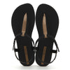 Ipanema Back Strap - Galm Trim Sandals - Black/Gold-Ipanema-Buy shoes online