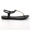 Ipanema Back Strap Sandals - Black/Gold-Ipanema-Buy shoes online