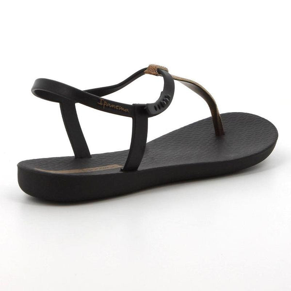 Ipanema Back Strap Sandals - Black/Gold-Ipanema-Buy shoes online