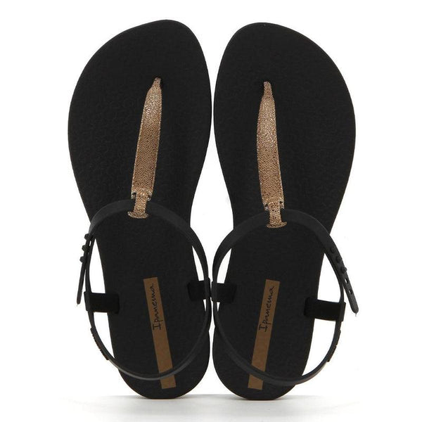 Ipanema Back Strap Sandals - Black/Gold-Ipanema-Buy shoes online
