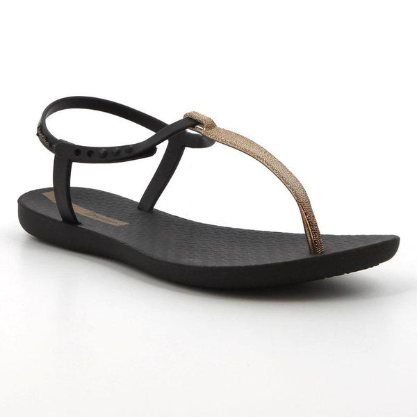 Ipanema Back Strap Sandals - Black/Gold-Ipanema-Buy shoes online
