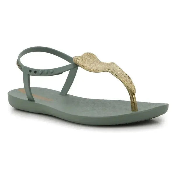 Ipanema Class Floral Slingback Sandal - Green Gold