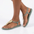 Ipanema Class Floral Slingback Sandal - Green Gold