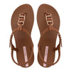 Ipanema Class Liz Sandal - Brown/Gold