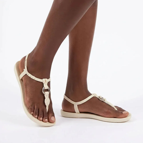 Ipanema Class Luma FEM Sandals - Beige/Light Beige/Yellow