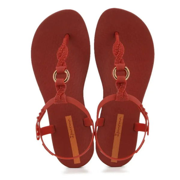 Ipanema Class Luma FEM Sandals - Red/Gold