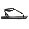 Ipanema Class Lush Trimmed Slingback Sandal - Black Gold