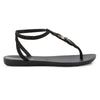 Ipanema Class Lush Trimmed Slingback Sandal - Black Gold