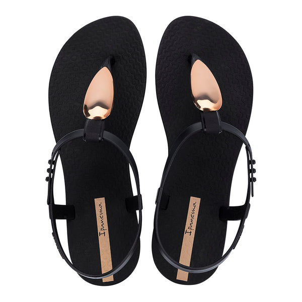 Ipanema Class Luxury Sandal - Black/Gold