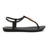 Ipanema Class Luxury Sandal - Black/Gold