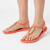 Ipanema Class Modern Slingback Sandal - Orange Gold