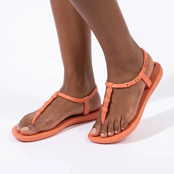 Ipanema Dawn Knot Chic Sandals - Orange
