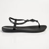 Ipanema Diamond Glam Thong Sandals - Black-Ipanema-Buy shoes online