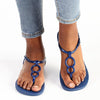 Ipanema Eden Modern Thong Sandals - Blue-Ipanema-Buy shoes online