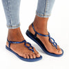 Ipanema Eden Modern Thong Sandals - Blue-Ipanema-Buy shoes online