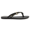 Ipanema Fashion Elo Slip Flop With Studs - Black Bronze