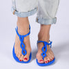 Ipanema Gigi Modern Braided Thong Sandals - Blue-Ipanema-Buy shoes online