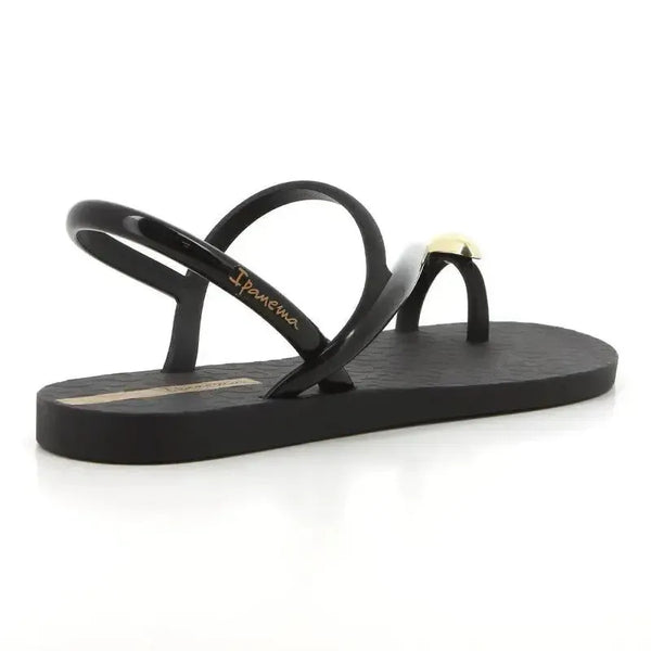 Ipanema Glam Toe Ring Sandal - Black
