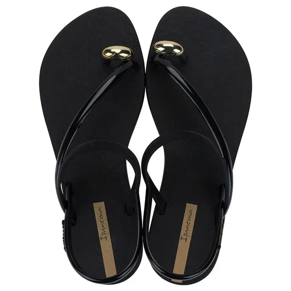 Ipanema Glam Toe Ring Sandal - Black