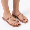 Ipanema Glam Toe Ring Sandal - Rose Metallic