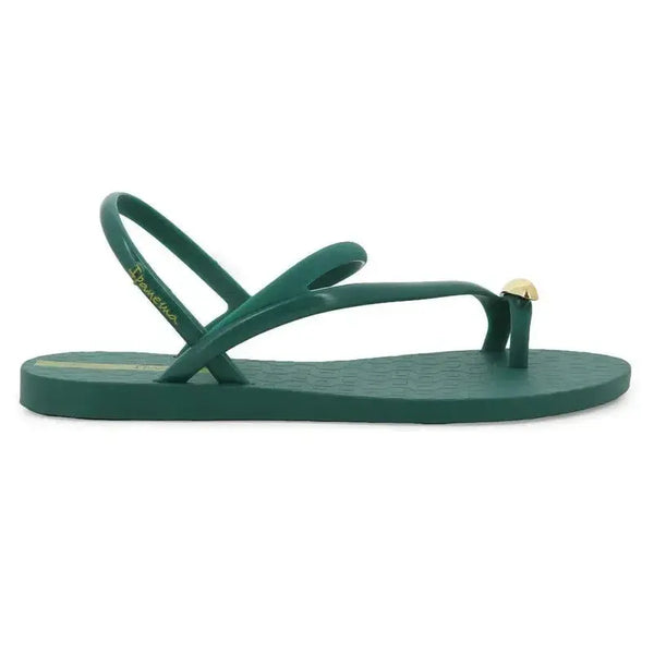 Ipanema Glam Toe Ring Slingback Sandal - Green Gold