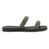 Ipanema Glow Slide - Black Green