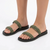 Ipanema Glow Slide - Black Green