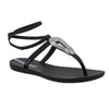 Ipanema Hera Hoop Thong Sandals - Black-Ipanema-Buy shoes online