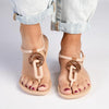 Ipanema Kate Chain Thong Sandals - Beige-Ipanema-Buy shoes online