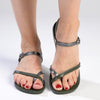 Ipanema Ladies Buckle Strap Sandals - Dark Green/Olive-Ipanema-Buy shoes online