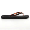 Ipanema Leopard Print Thong Strap Sandals - Black