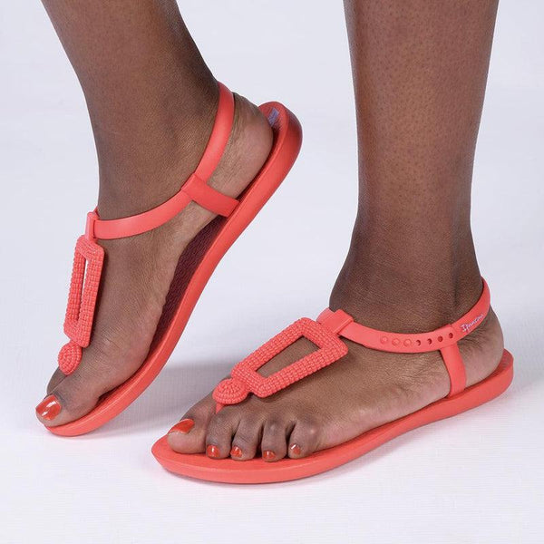 Ipanema Lisa Ladies Link Sandals - Red-Ipanema-Buy shoes online
