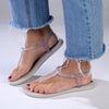 Ipanema Lux Flat Sandal - Grey/Silver-Ipanema-Buy shoes online