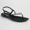 Ipanema May Chain Link Thong Sandals - Black-Ipanema-Buy shoes online