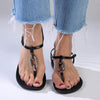 Ipanema May Chain Link Thong Sandals - Black-Ipanema-Buy shoes online