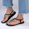 Ipanema May Chain Link Thong Sandals - Black-Ipanema-Buy shoes online